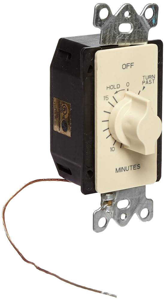 A Series Springwound Auto Off in-Wall Time Switch with Hold